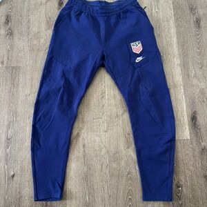 Nike USA USMNT Tech Pack Joggers Pants Blue Men's Sz Medium CI8387 Tapered